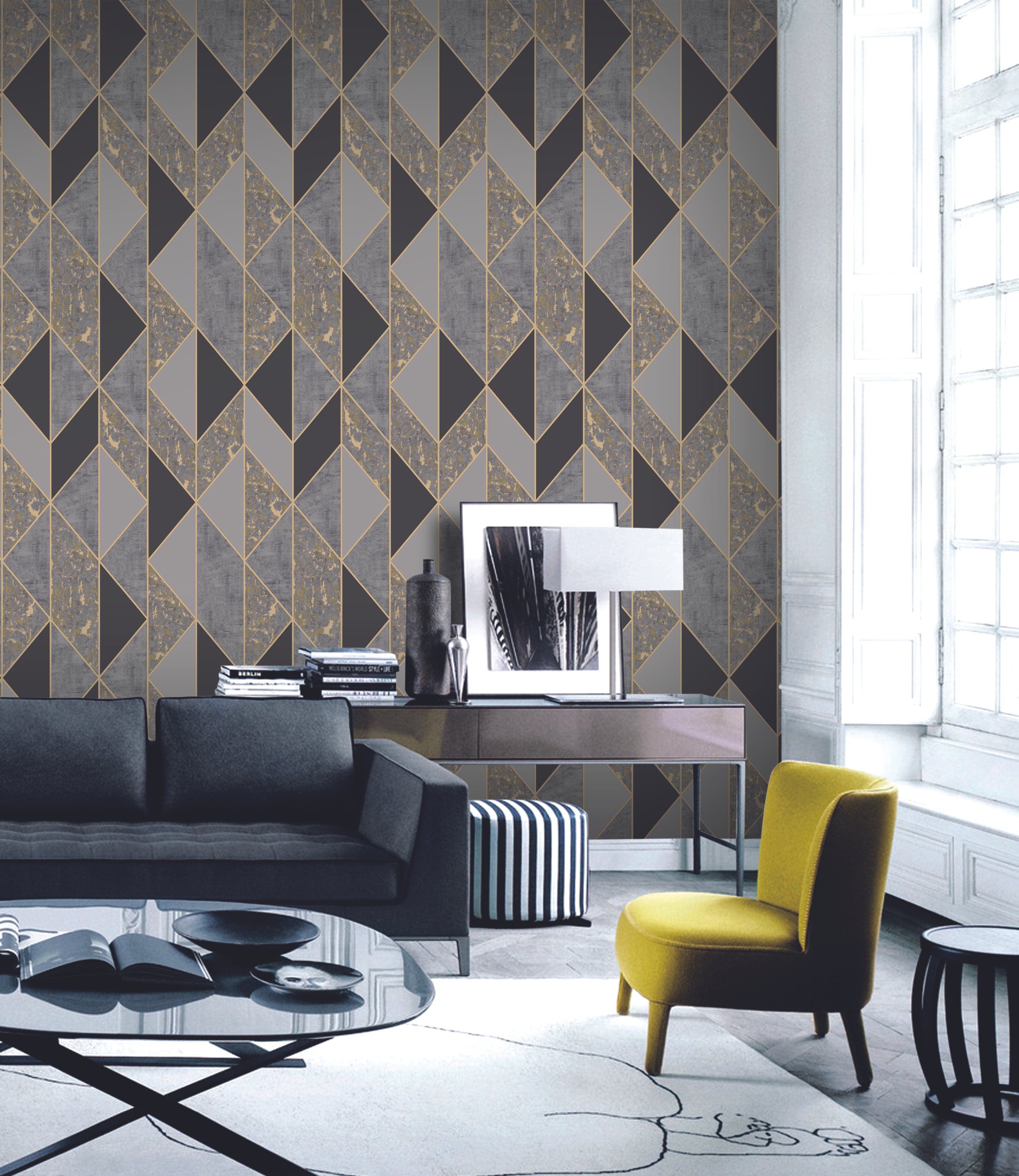 Diamond Marble Suede Wallpaper – Elegance with a Touch of Luxury