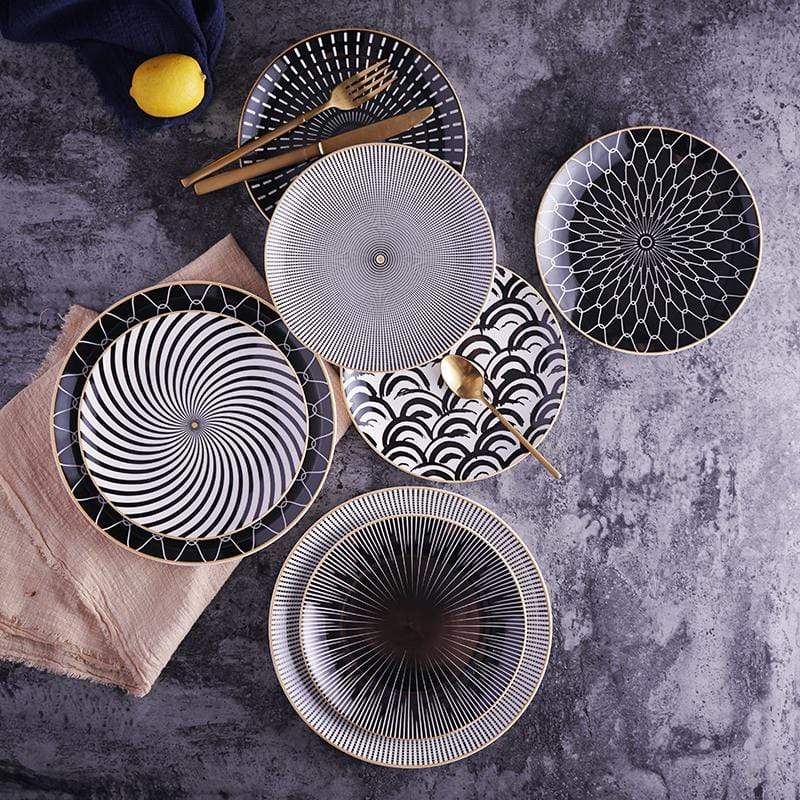 Euclid Plate Collection – Timeless Elegance for Your Table