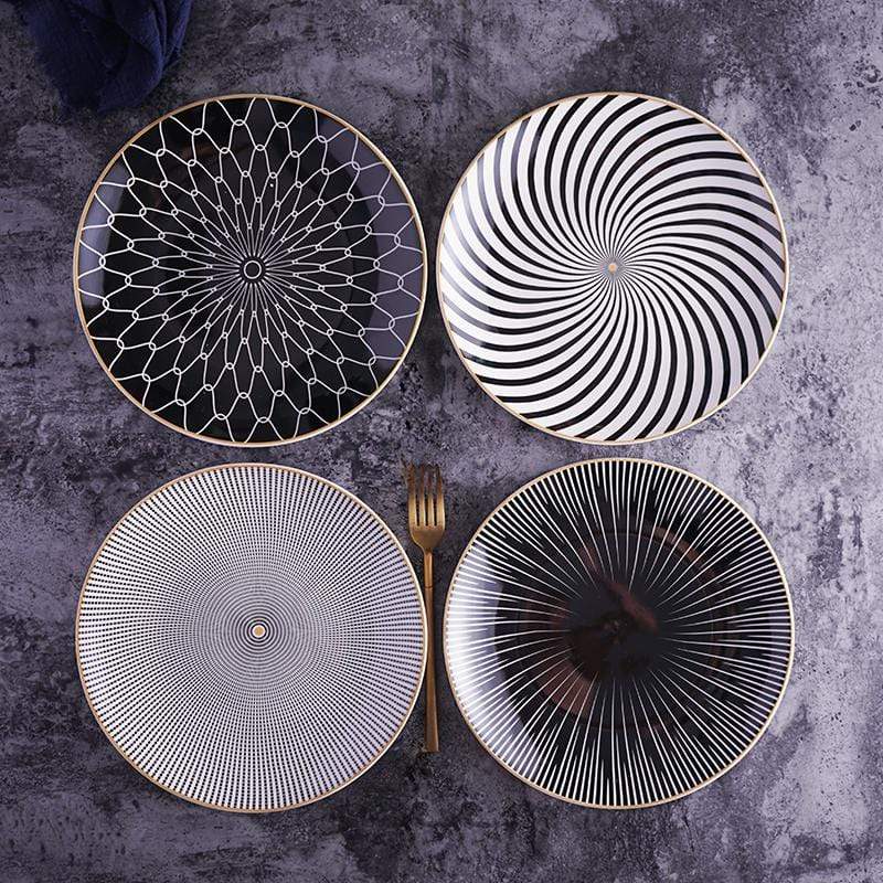 Euclid Plate Collection – Timeless Elegance for Your Table