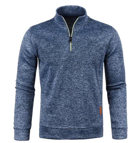 Autumn And Winter Men's Zippered Sweater