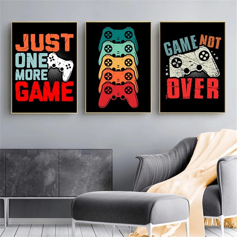 Gamer Moves Canvas Art