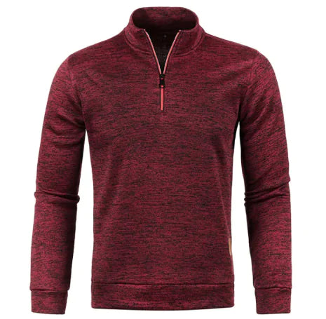 Autumn And Winter Men's Zippered Sweater