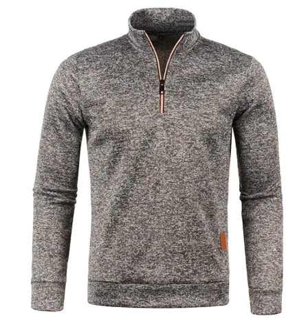 Autumn And Winter Men's Zippered Sweater