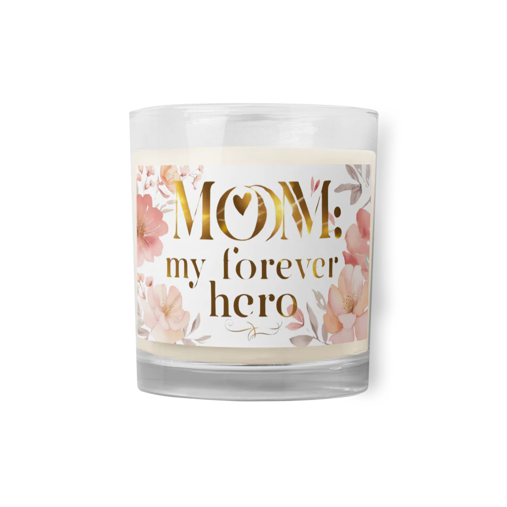 Glass Jar Soy Wax Candle Best Gift for Mom