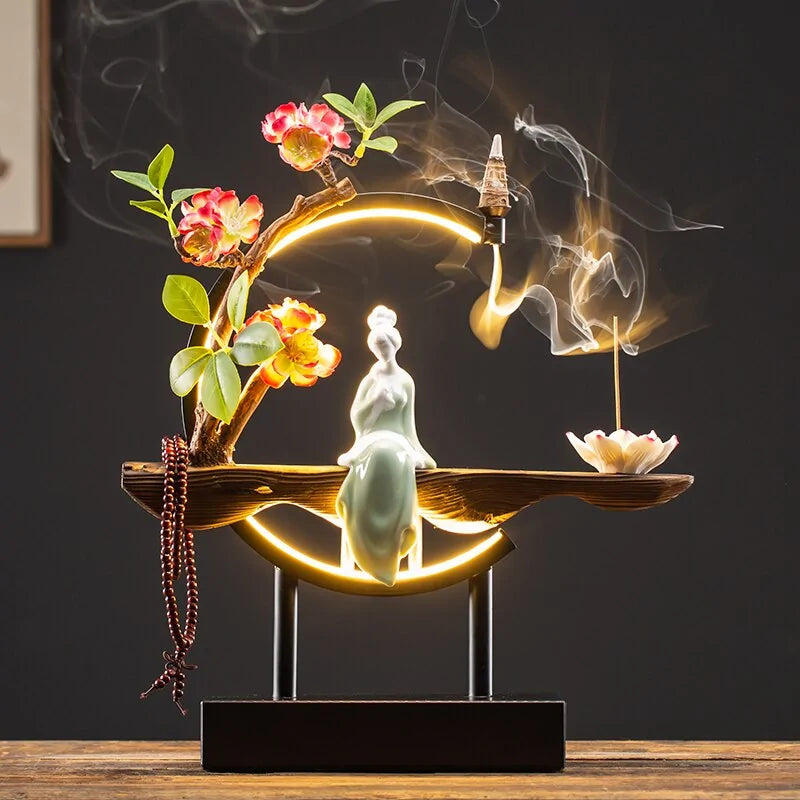 Waterfall Backflow Incense Burner