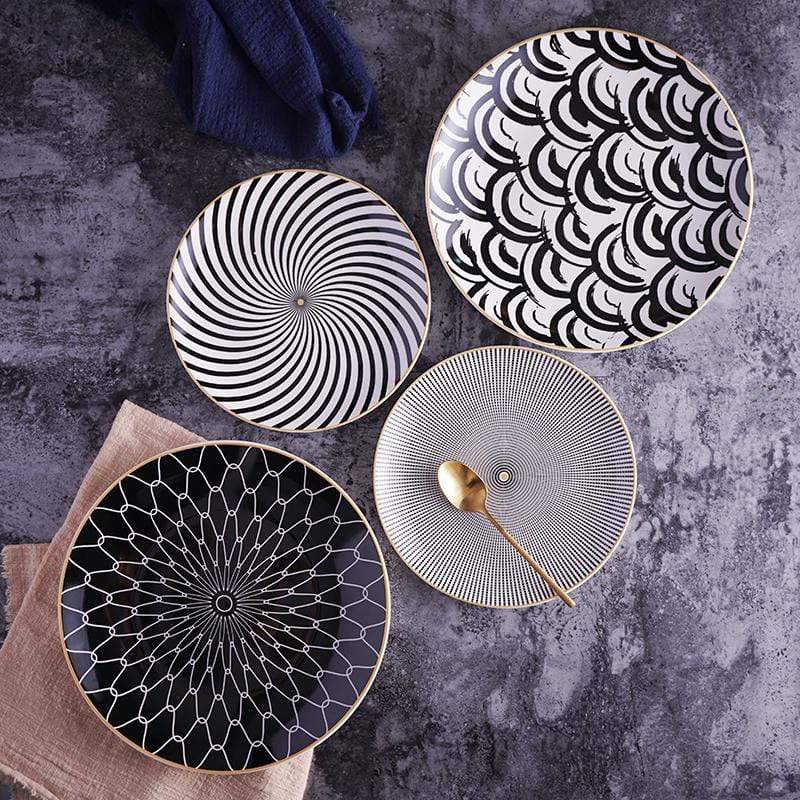 Euclid Plate Collection – Timeless Elegance for Your Table