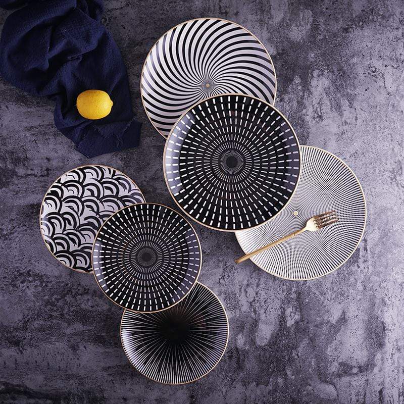 Euclid Plate Collection – Timeless Elegance for Your Table