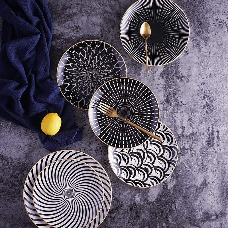 Euclid Plate Collection – Timeless Elegance for Your Table