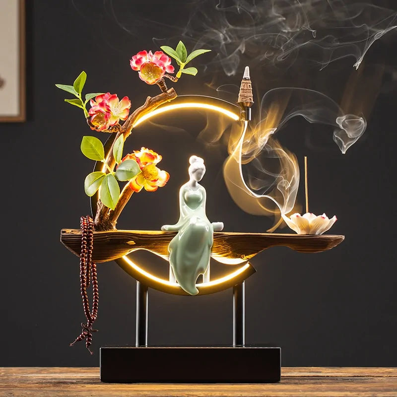 Waterfall Backflow Incense Burner