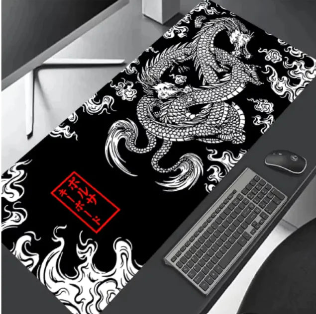 Tech-Inspired Patterned Mouse Pad